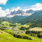 イタリア　サンタ・マグダレナ村の風景