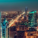 リヤド　サウジアラビアの夜景