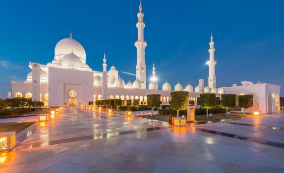 シェイク・ザーイド・モスク　アラブ首長国連邦の風景