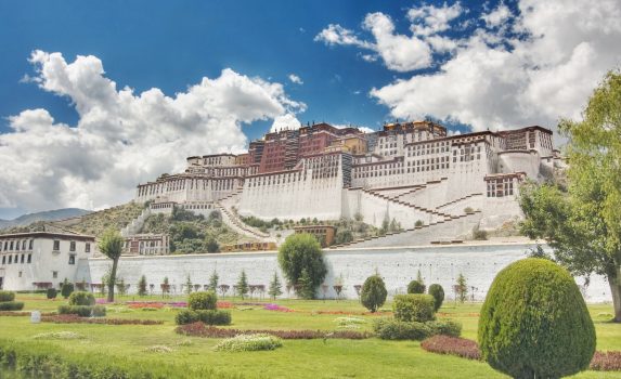 ポタラ宮殿　チベットの風景