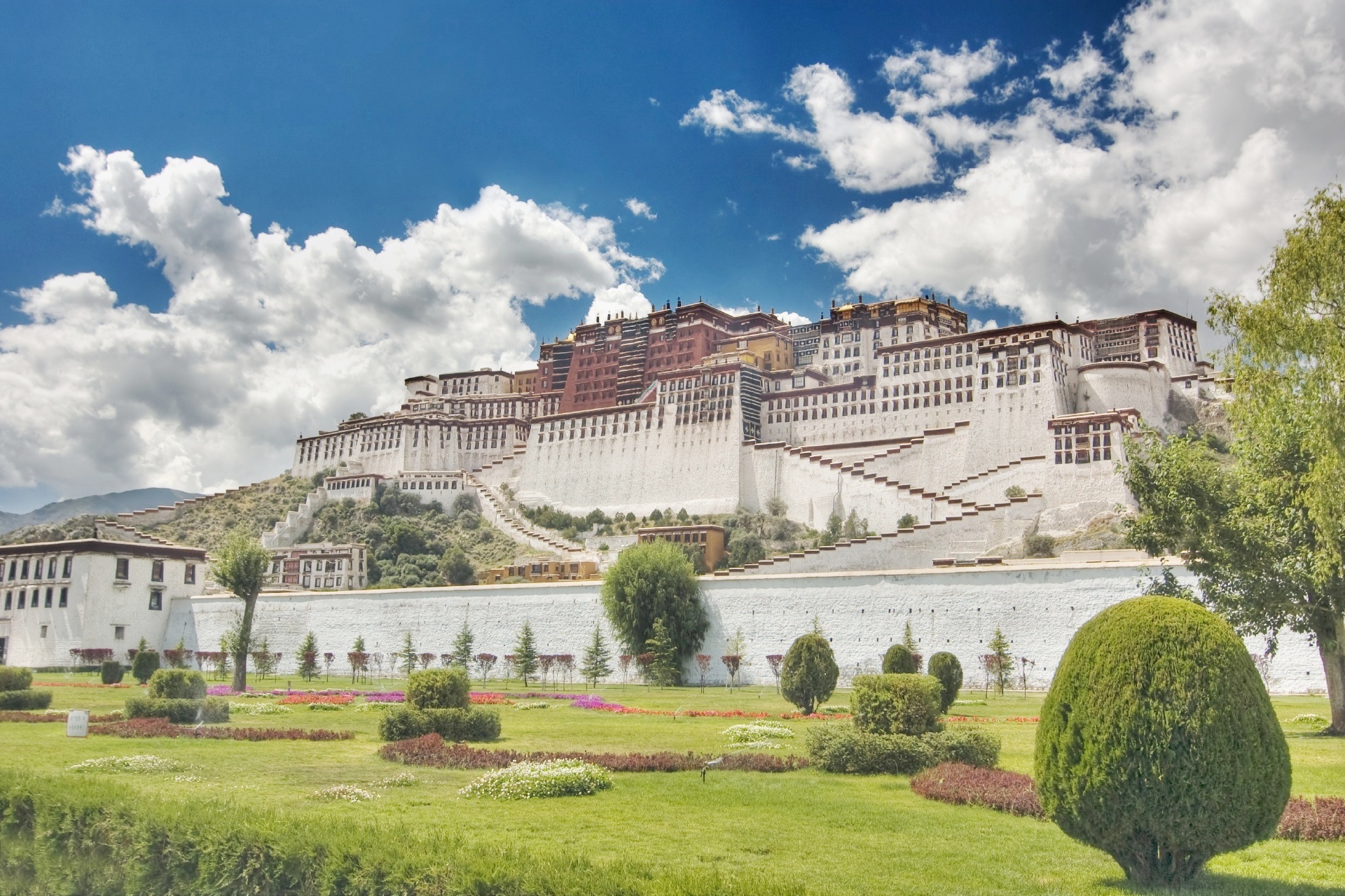 ポタラ宮殿　チベットの風景