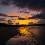 サンヴィセンテの夕暮れ　フィリピン　パラワン州