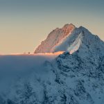 ゲルラホウスキー山の冬の朝