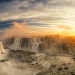 イグアスの滝の風景　ブラジル
