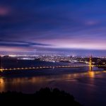 サンフランシスコの夜景　アメリカの風景