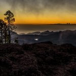 グラン・カナリア島の日暮れの風景