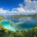 ラジャ・アンパット諸島の風景　インドネシアの風景