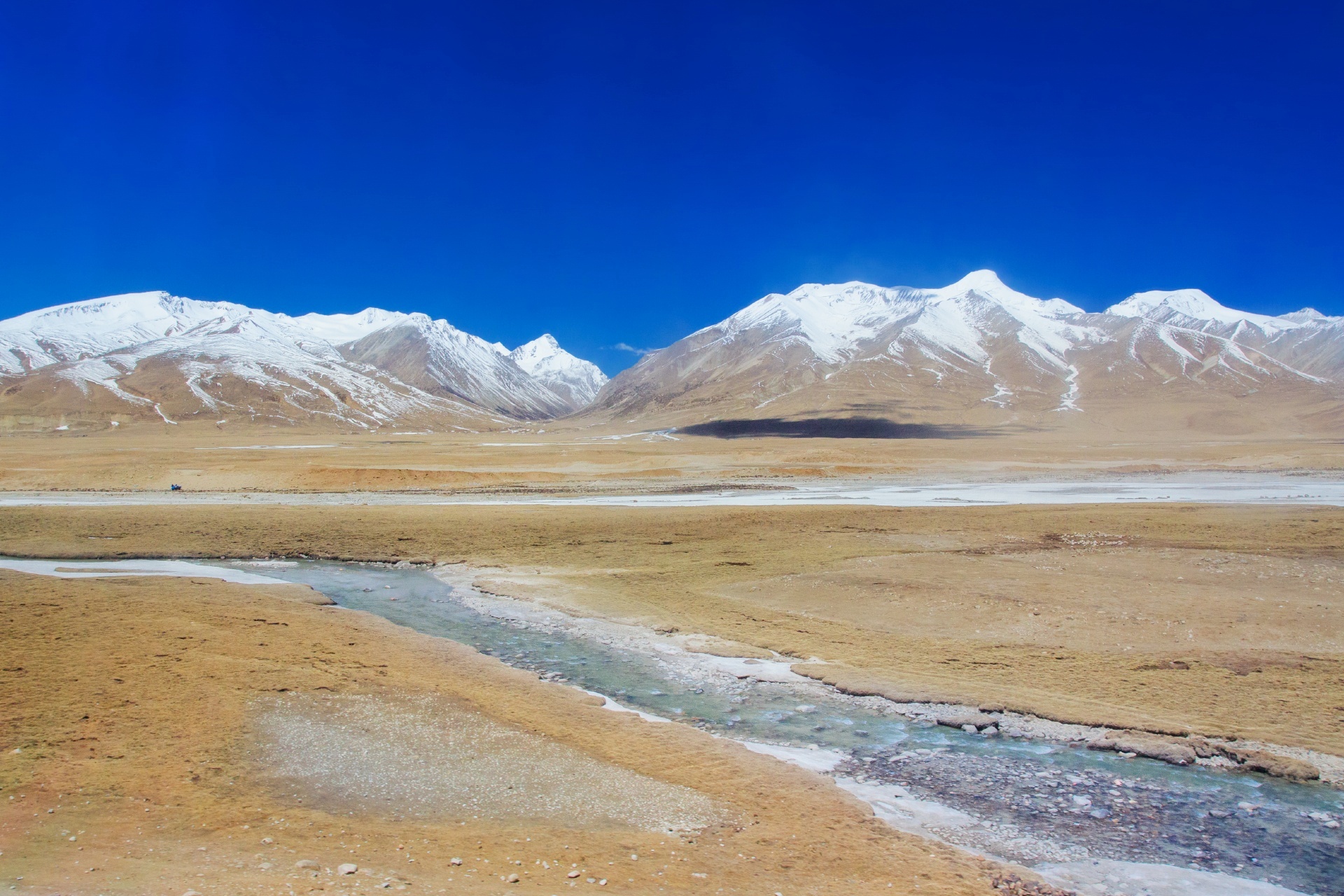 青蔵鉄道から見る風景　チベットの風景