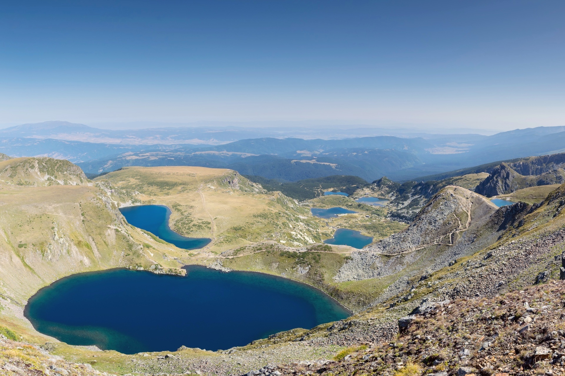 リラの七つの湖　ブルガリアの風景