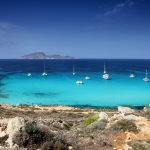 ファヴィニャーナ島の風景　イタリアの風景