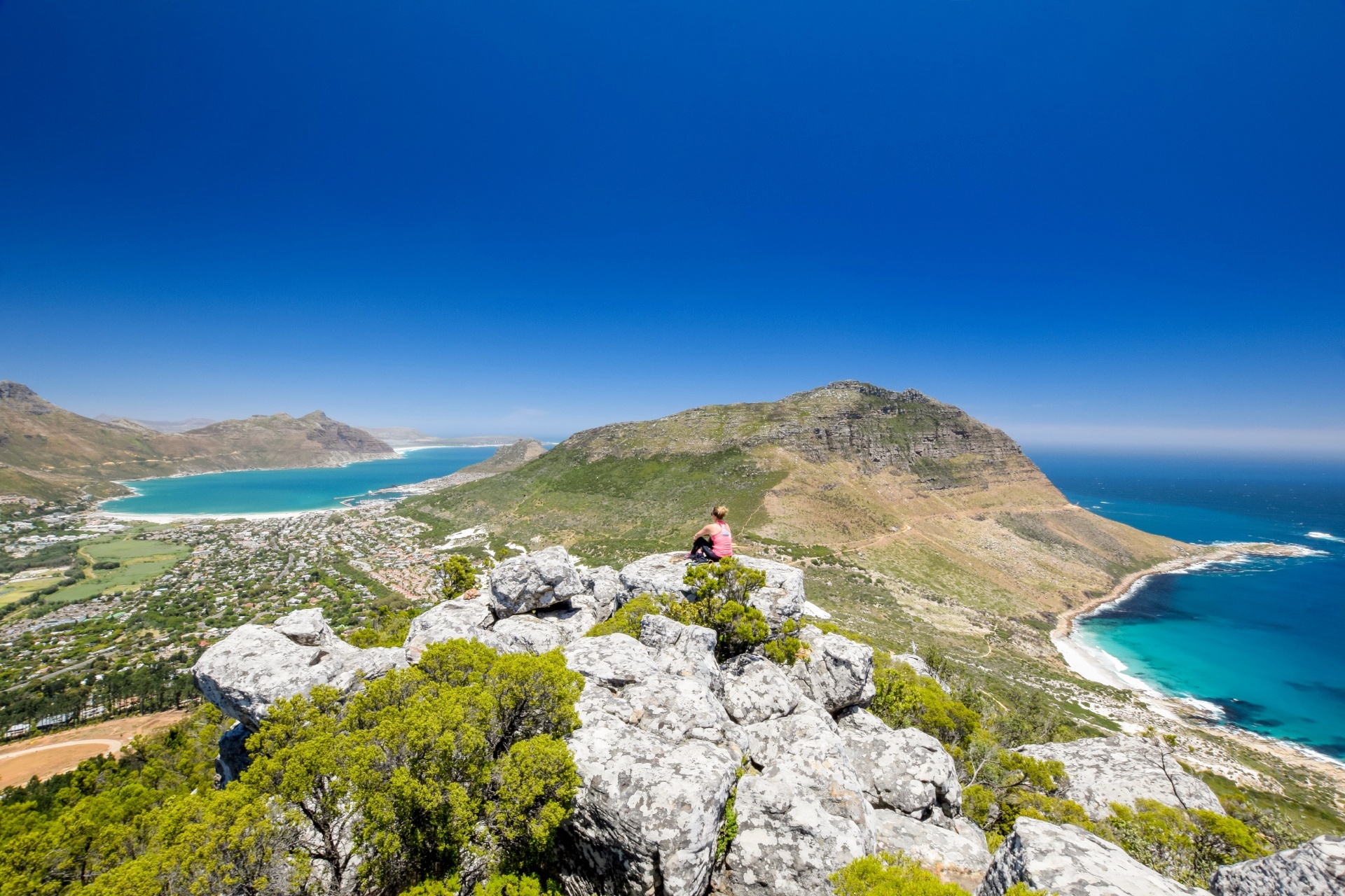 ホウト湾の風景　南アフリカの風景