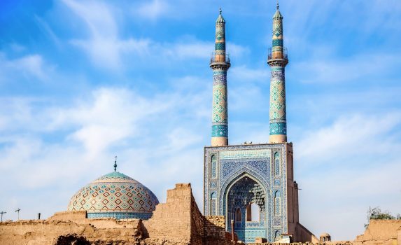 ヤズドのモスク　イランの風景