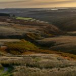 ハワース　秋のムーアの光景　イギリスの風景