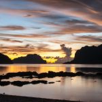 夕暮れのエル・ニド　パラワン島　フィリピンの風景