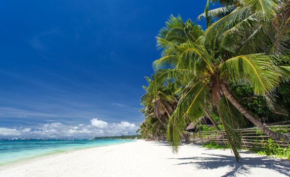 ボラカイ島の風景　フィリピンの風景