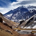 アコンカグアの風景　アルゼンチンの風景