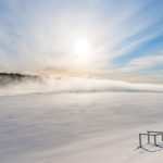 冬のロバニエミ　フィンランドの風景