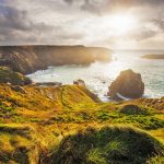 モリオン・コーブの風景　冬のコーンウォール　イギリスの風景