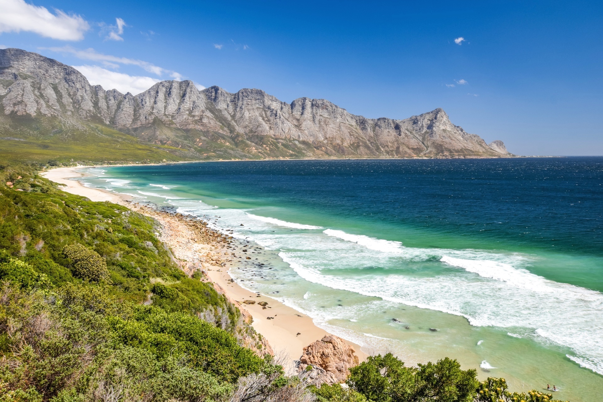 コーゲル ベイ ビーチの風景　南アフリカの風景