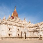 アーナンダ寺院　バガンの風景　ミャンマーの風景
