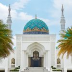 モスクのある風景　マレーシアの風景