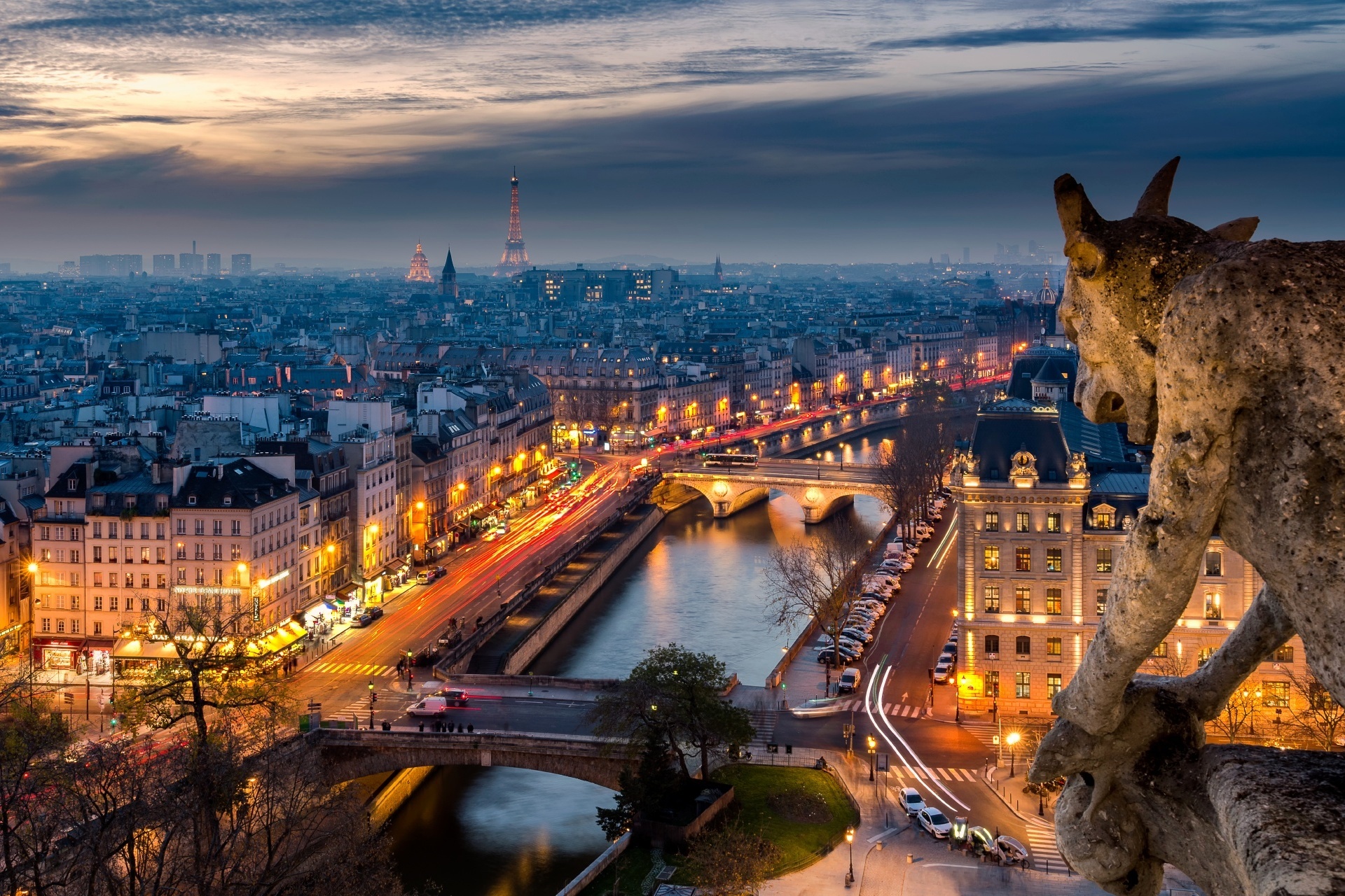 パリの夕暮れ フランスの風景 Beautiful Photo Net 世界の絶景 美しい景色