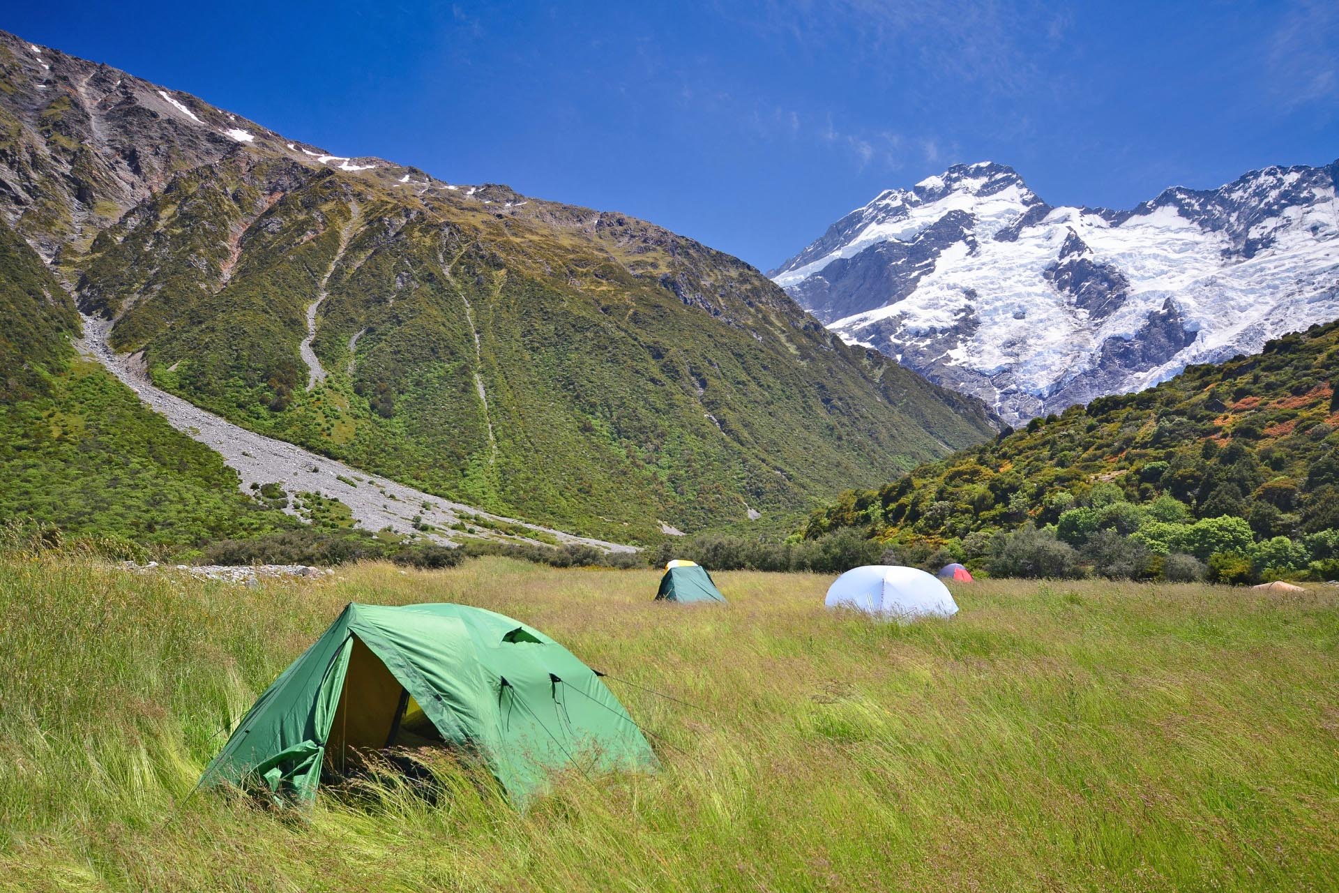 マウント・クックとフッカー・バレーの絶景　ニュージーランドの風景