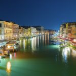 ヴェネツィアのカナル・グランデ　イタリアの風景
