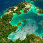 ピアネモ諸島の風景　インドネシアの風景