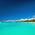 カリブ海　サオナ島の風景　ドミニカ共和国の風景