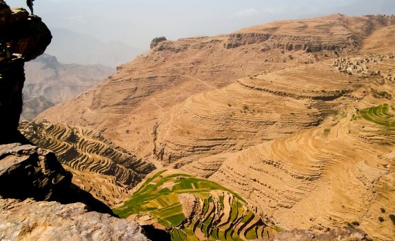 サヌアの風景　イエメンの風景