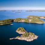 フィンランド多島海域の風景　フィンランドの風景