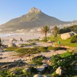 ライオンヘッド　ケープタウンの風景　南アフリカの風景