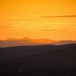 カムチャッカ半島の夕暮れ　ロシアの風景