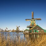 ザーンセ・スカンスの風車の風景　オランダの風景