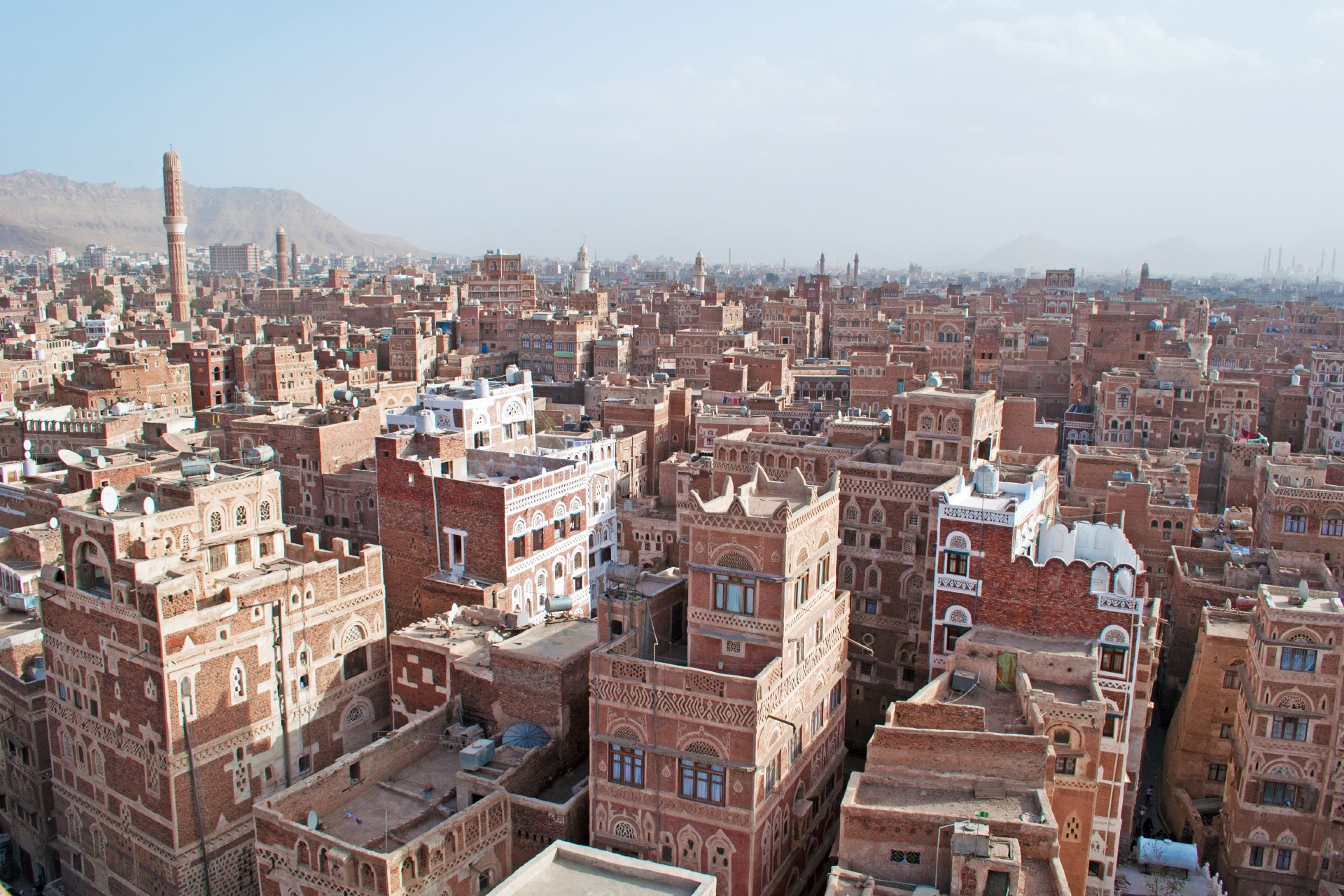 サナア旧市街　イエメンの風景