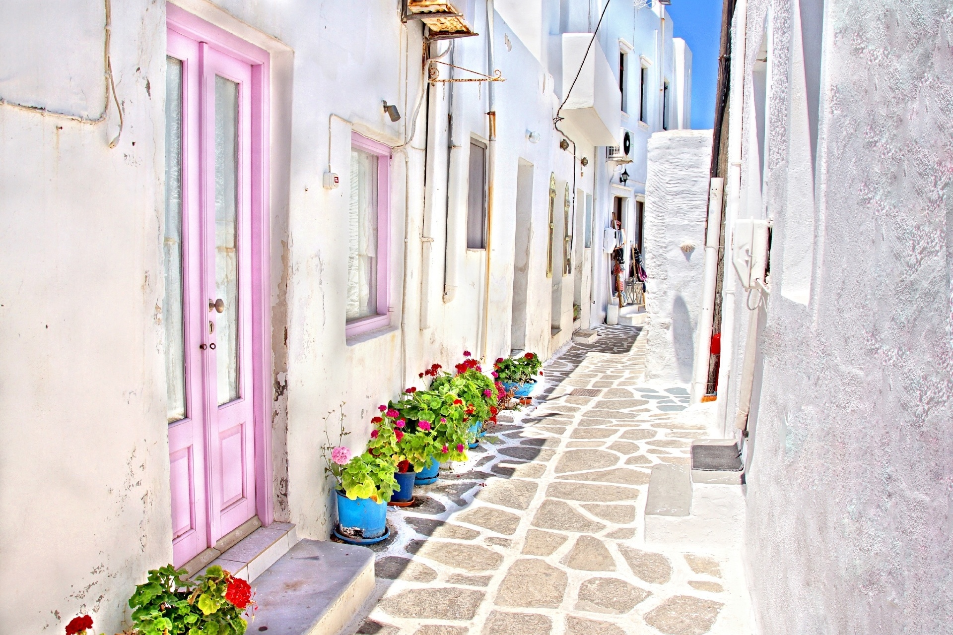 ミコノス島の風景　ギリシャの風景