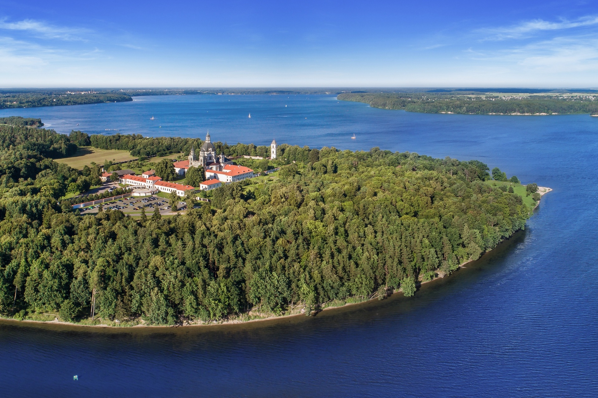 パザイリス修道院　カウナス　リトアニアの風景