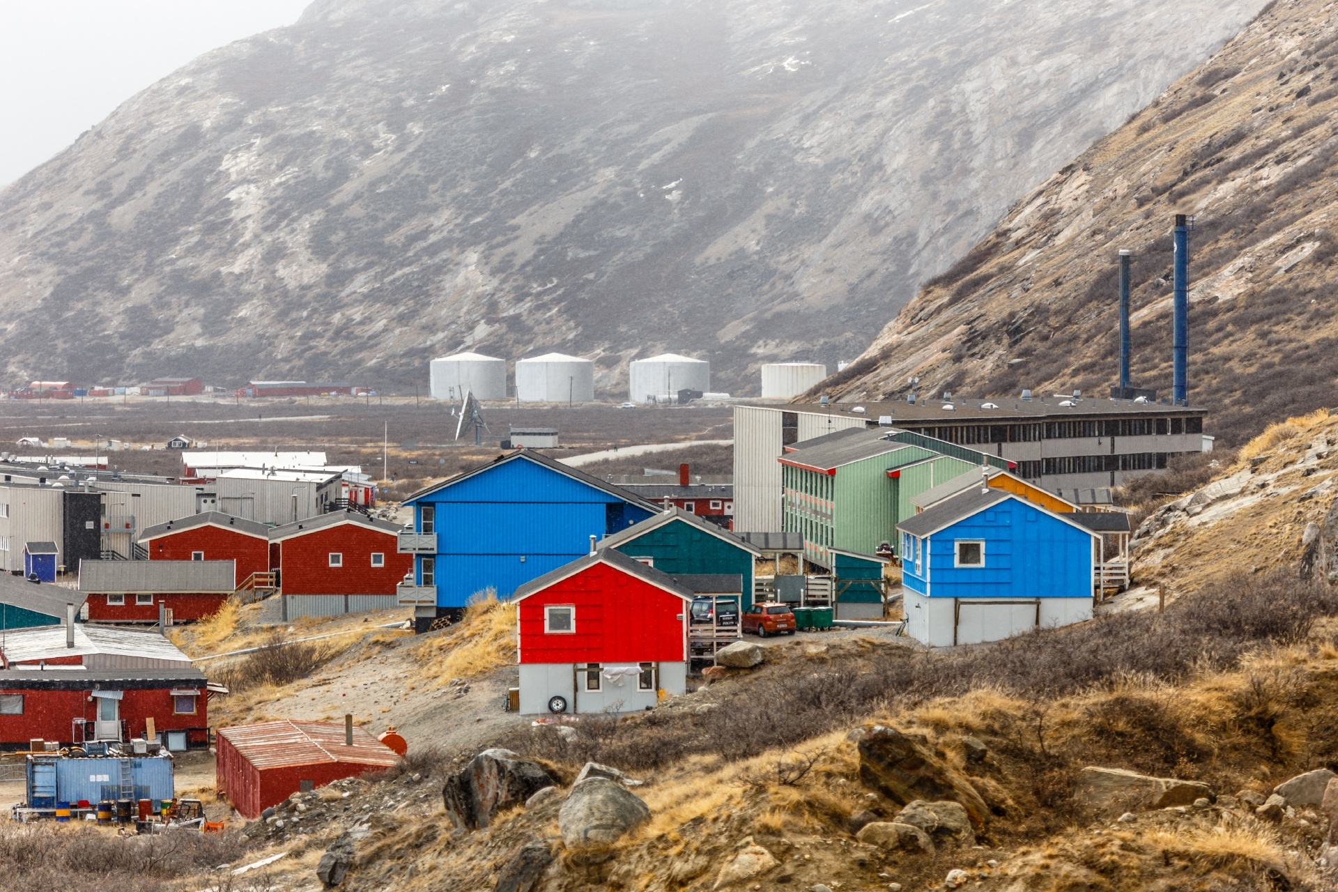 グリーンランド　カンゲルルススアークの風景　デンマークの風景