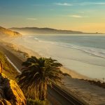 夕暮れ時のカリフォルニア　アメリカの風景