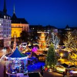 ルクセンブルクのクリスマス　クリスマスマーケット　ルクセンブルクの風景