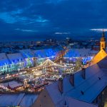 ルーマニアのクリスマス　シビウのクリスマスマーケット　ルーマニアの風景