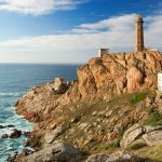 ガリシアの灯台　スペインの風景