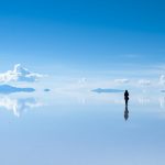 ウユニ塩湖の絶景　ボリビアの風景