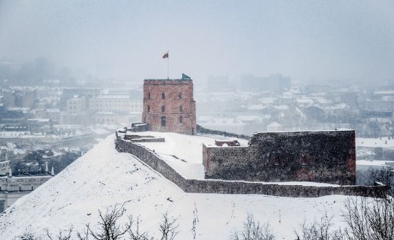 冬のヴィリニュス　リトアニアの風景