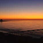 夕暮れのサンディエゴ　アメリカの風景