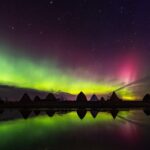 ヤクーツクのオーロラ　ロシアの風景