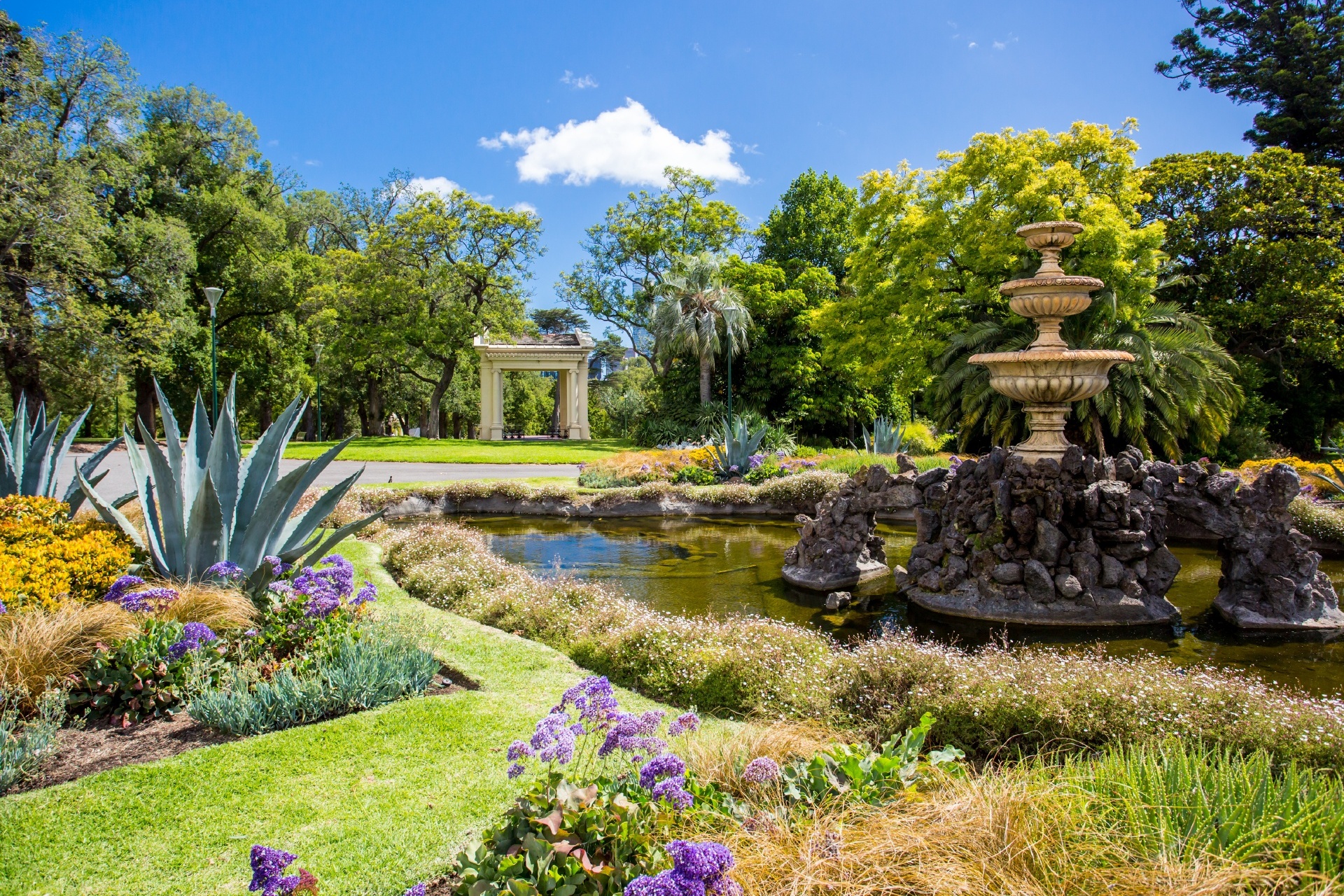 フィッツロイ・ガーデンズ　オーストラリアの風景