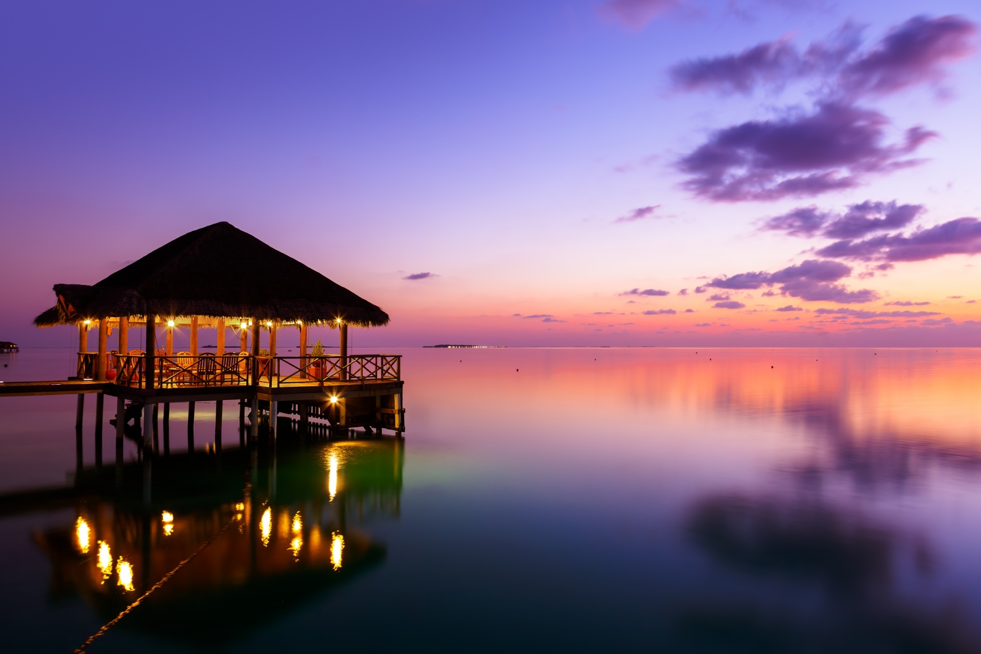 夕暮れの海 モルディブの風景 Beautiful Photo Net