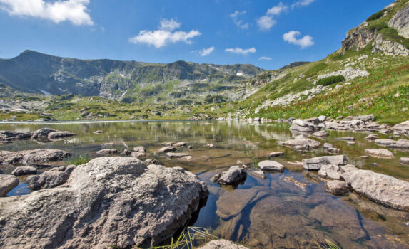 リラ山脈の風景　ブルガリアの風景